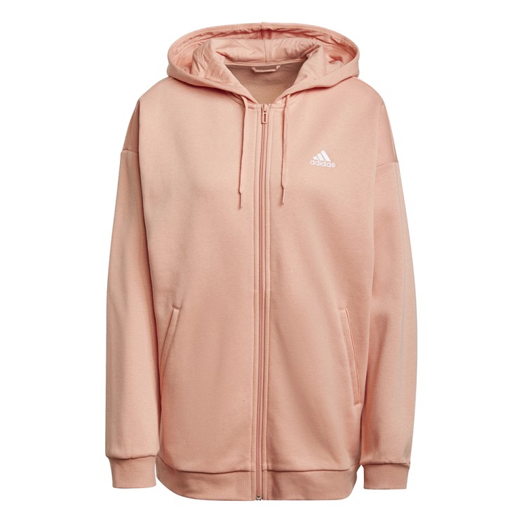 Толстовка жіноча Adidas W Sl Ov Fz Hd рожева H10179  изображение 1