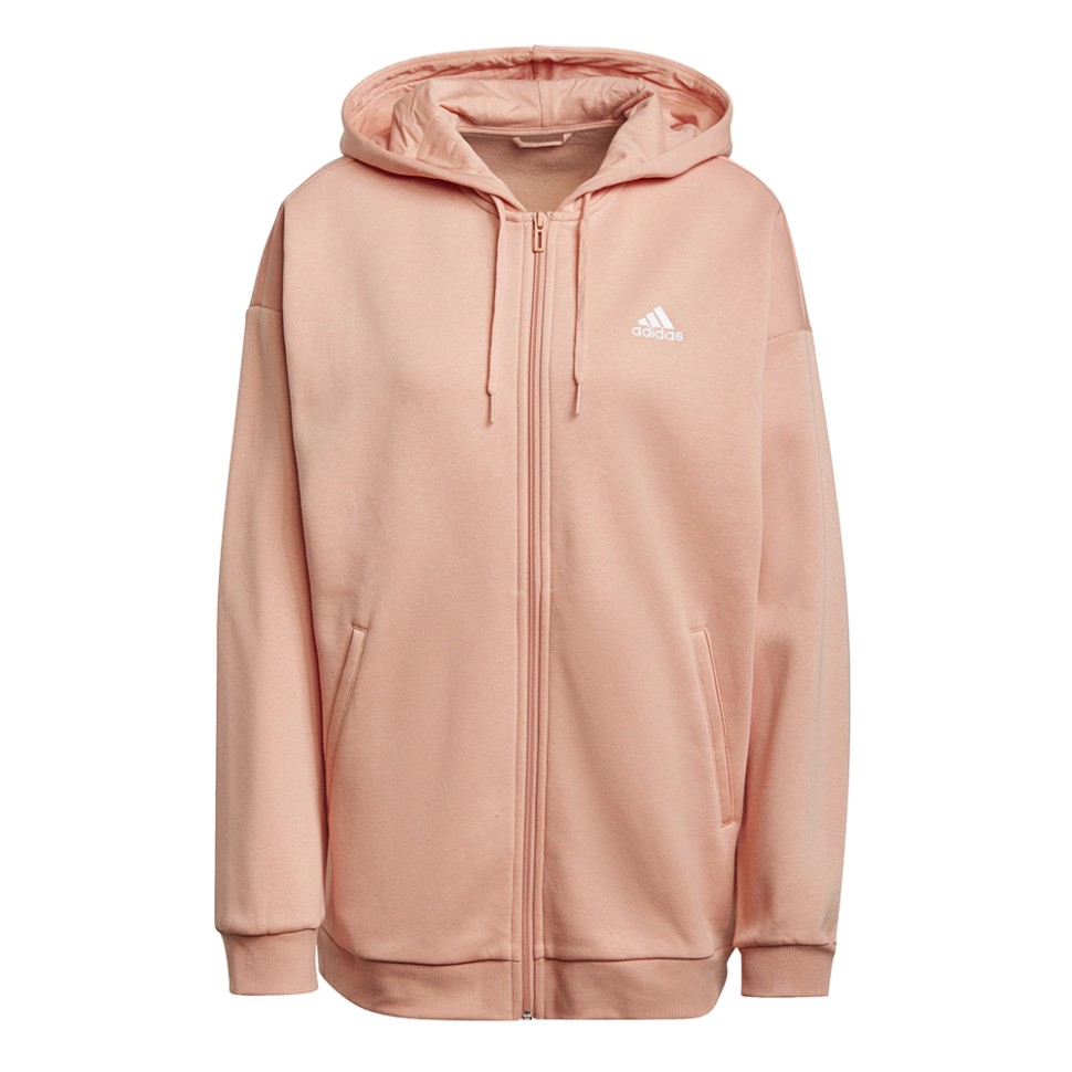 Толстовка жіноча Adidas W Sl Ov Fz Hd рожева H10179  — фото 1
