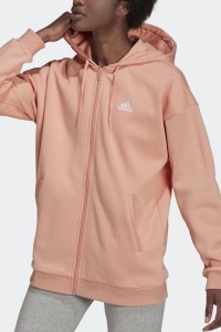 Толстовка жіноча Adidas W Sl Ov Fz Hd рожева H10179  изображение 3