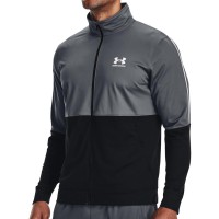 Толстовка мужская Under Armour Ua Pique Track Jacket серая 1366202-012 изображение 1