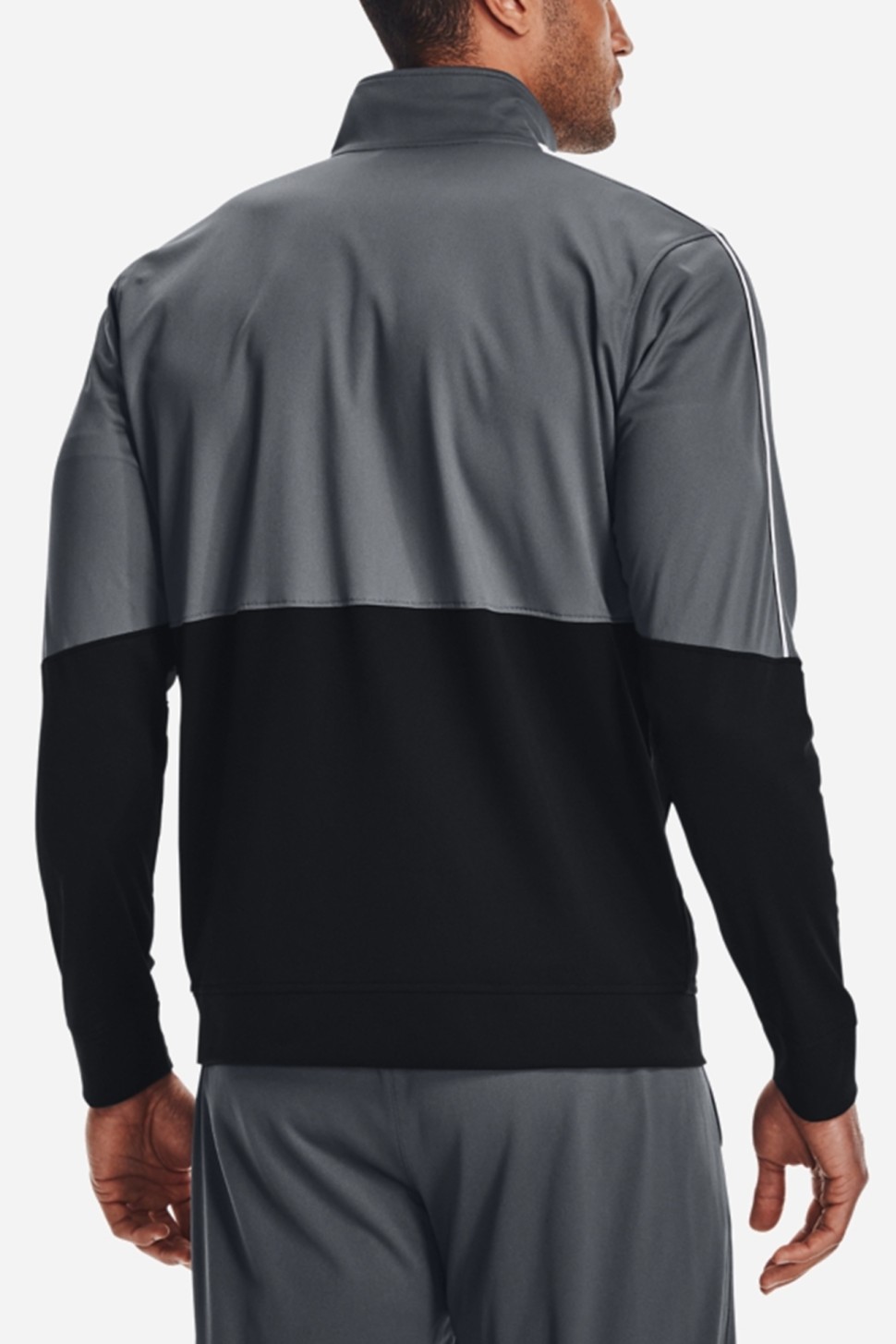 Толстовка мужская Under Armour Ua Pique Track Jacket серая 1366202-012 — фото 3 — Sport City Толстовка мужская Under Armour Ua Pique Track Jacket серая 1366202-012 — фото 3