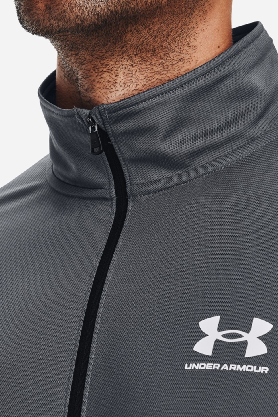 Толстовка мужская Under Armour Ua Pique Track Jacket серая 1366202-012 — фото 5 — Sport City Толстовка мужская Under Armour Ua Pique Track Jacket серая 1366202-012 — фото 5
