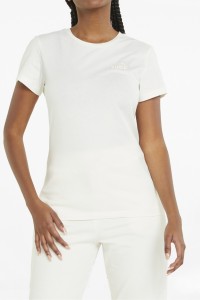 Футболка жіноча Puma Ess+ Embroidery Tee бежева 84833199 изображение 2