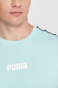 Футболка чоловіча Puma Tape Tee M блакитна 67132018  изображение 4