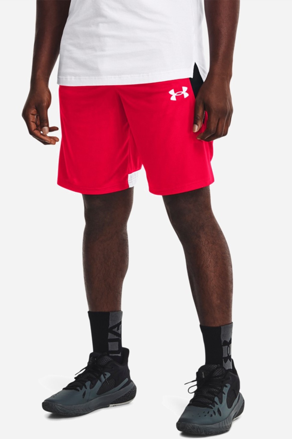 Шорти чоловічі Under Armour UA BASELINE 10'' SHORT червоні 1370220-600 — фото 2