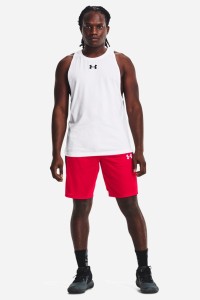 Шорти чоловічі Under Armour UA BASELINE 10'' SHORT червоні 1370220-600 изображение 3