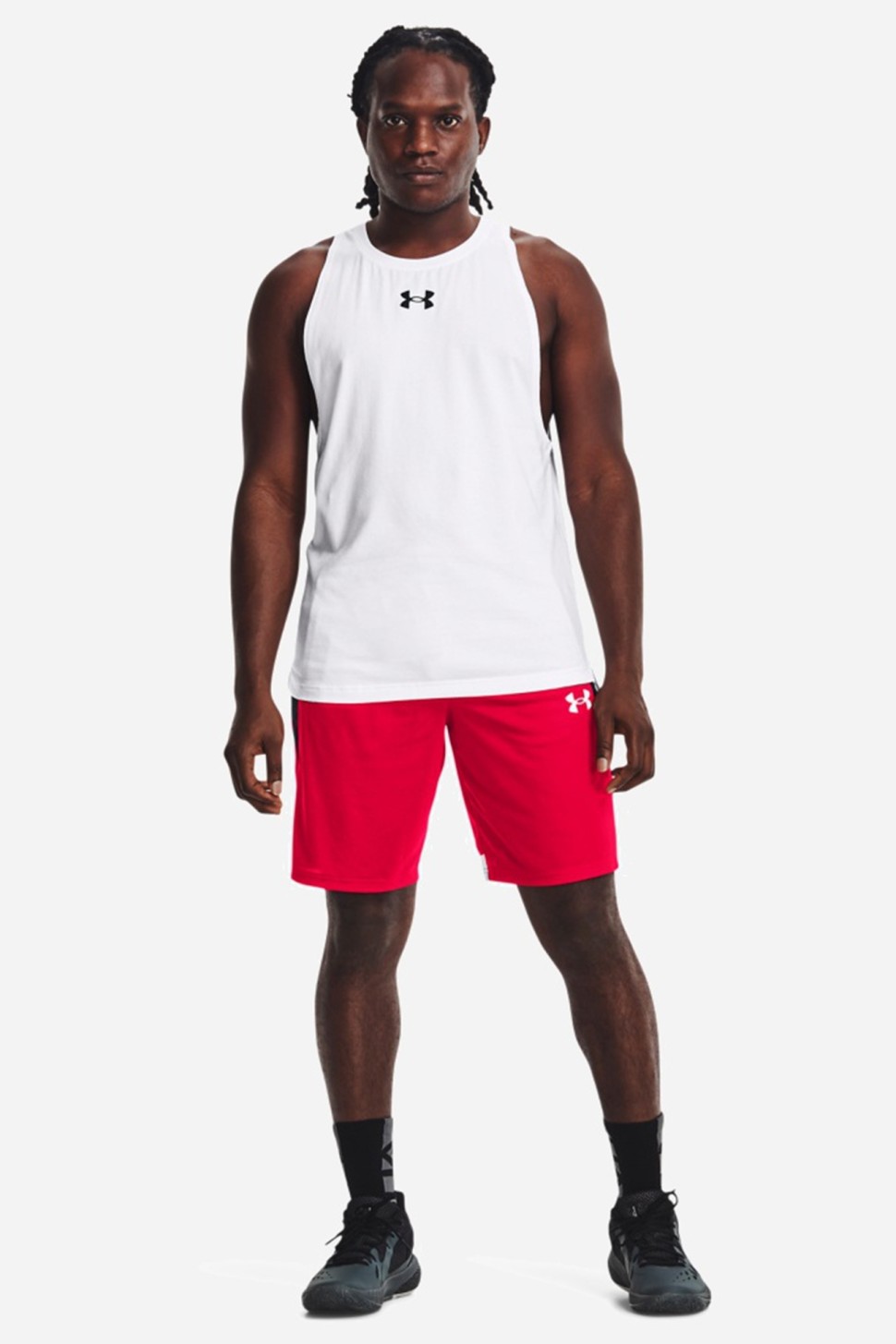 Шорти чоловічі Under Armour UA BASELINE 10'' SHORT червоні 1370220-600 — фото 3