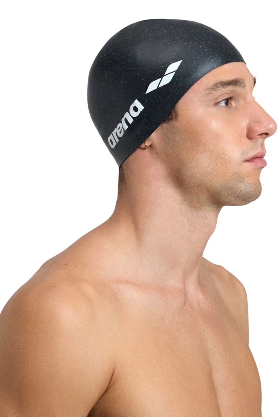 Шапочка для плавання Arena SILICONE CAP чорна 006359-902 — фото 2