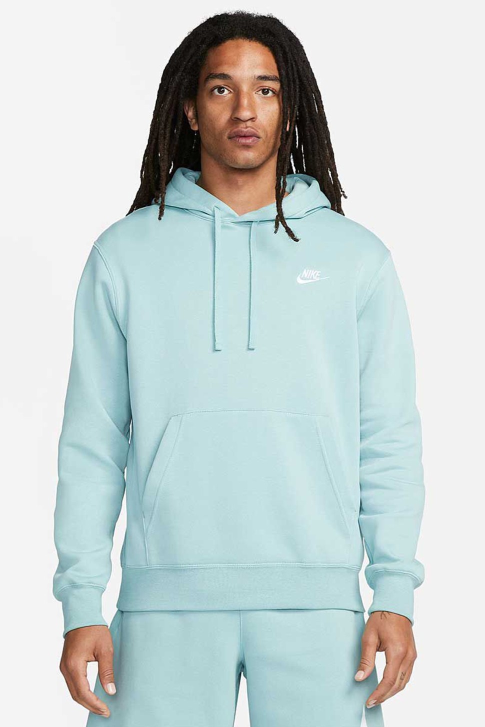 Толстовка чоловіча Nike M NSW CLUB HOODIE PO BB м'ятна BV2654-310 — фото 2