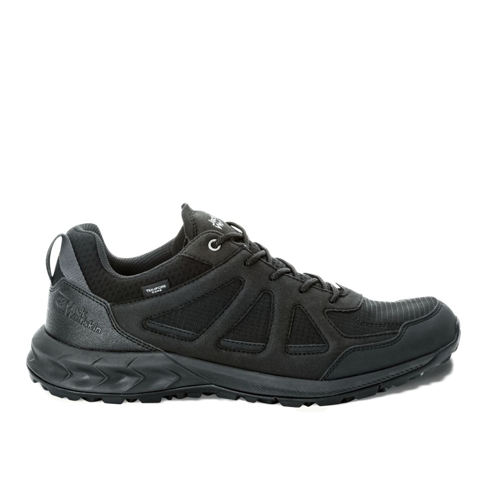 Напівчеревики чоловічі Jack Wolfskin WOODLAND 2 TEXAPORE LOW M чорні 4051271-6000 — фото 1