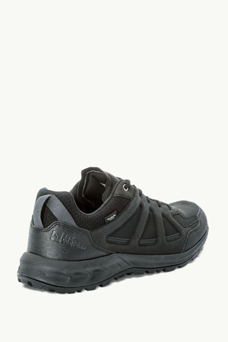 Полуботинки мужские Jack Wolfskin WOODLAND 2 TEXAPORE LOW M черные 4051271-6000 изображение 4