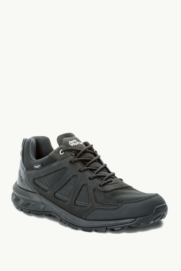 Полуботинки мужские Jack Wolfskin WOODLAND 2 TEXAPORE LOW M черные 4051271-6000 изображение 5