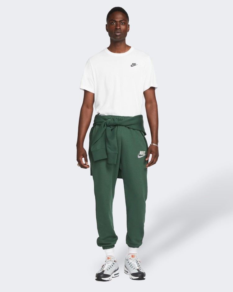 Брюки мужские Nike M NK CLUB+ FT CF PANT LBR зеленые FB7687-323 изображение 4