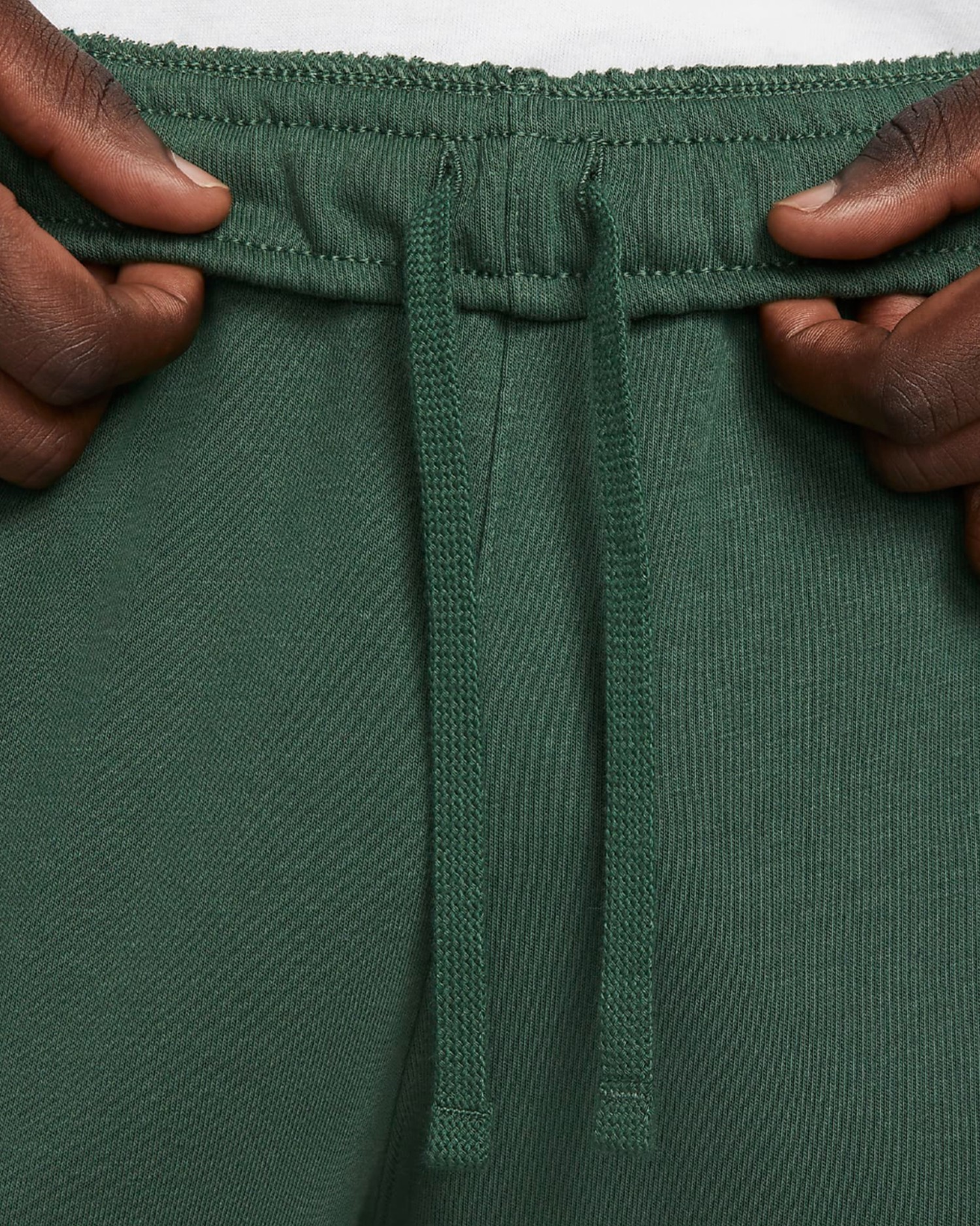 Штани чоловічі Nike M NK CLUB+ FT CF PANT LBR зелені FB7687-323 изображение 6