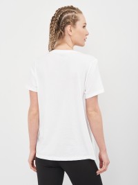 Футболка женская Puma ESS Small Logo Tee белая 58677652 изображение 3