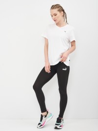Футболка женская Puma ESS Small Logo Tee белая 58677652 изображение 5