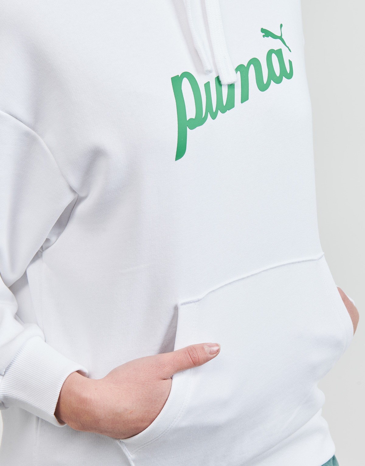 Толстовка женская Puma ESS+ BLOSSOM Script Hoodie TR белая 67934802 изображение 5