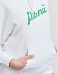 Толстовка женская Puma ESS+ BLOSSOM Script Hoodie TR белая 67934802 изображение 5