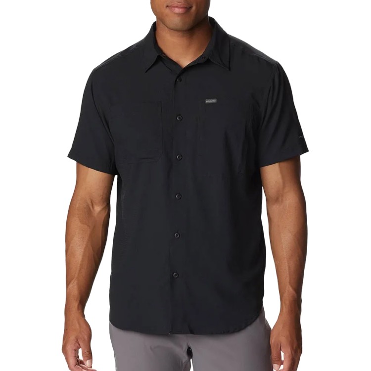 Рубашка мужская Columbia Silver Ridge™ Utility Lite Short Sleeve черная 2030721-010