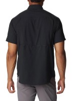 Рубашка мужская Columbia SILVER RIDGE™ UTILITY LITE SHORT SLEEVE черная 2030721-010 изображение 3