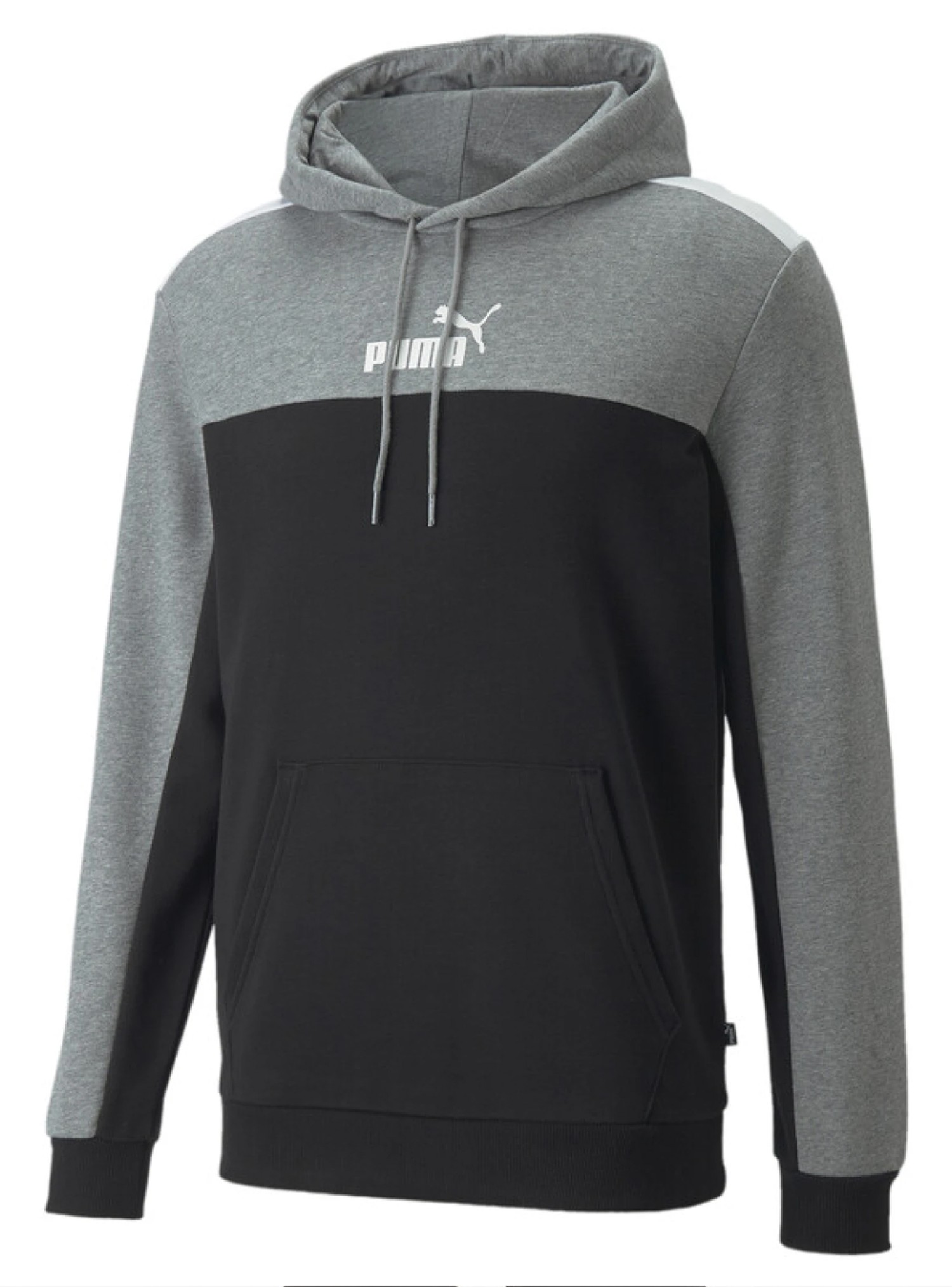 Толстовка мужская Puma ESS+ Block Hoodie черная 84742801 изображение 4