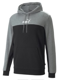 Толстовка мужская Puma ESS+ Block Hoodie черная 84742801 изображение 4