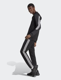 Костюм чоловічий Adidas M 3S FT TT TS чорний IC6766 изображение 3
