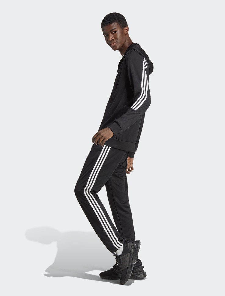 Костюм чоловічий Adidas M 3S FT TT TS чорний IC6766 изображение 3