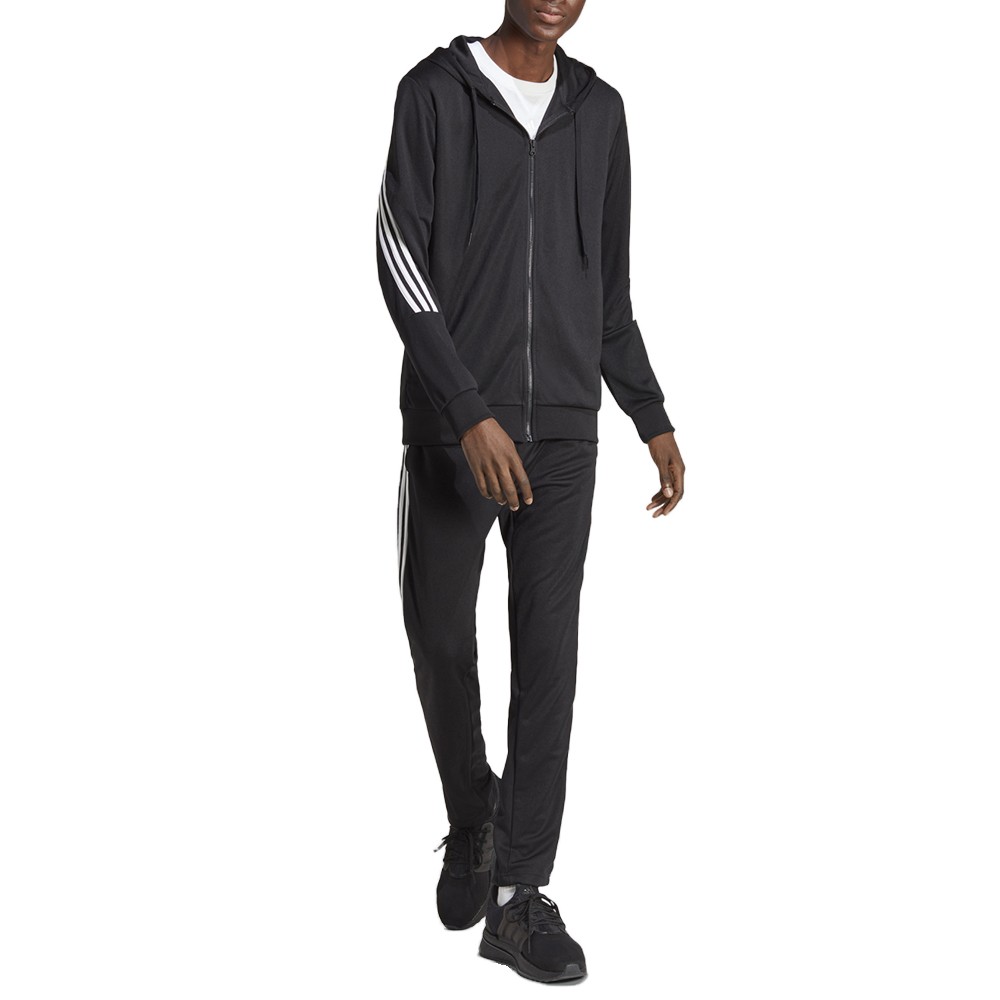 Костюм мужской Adidas M 3S FT TT TS черный IC6766 изображение 1