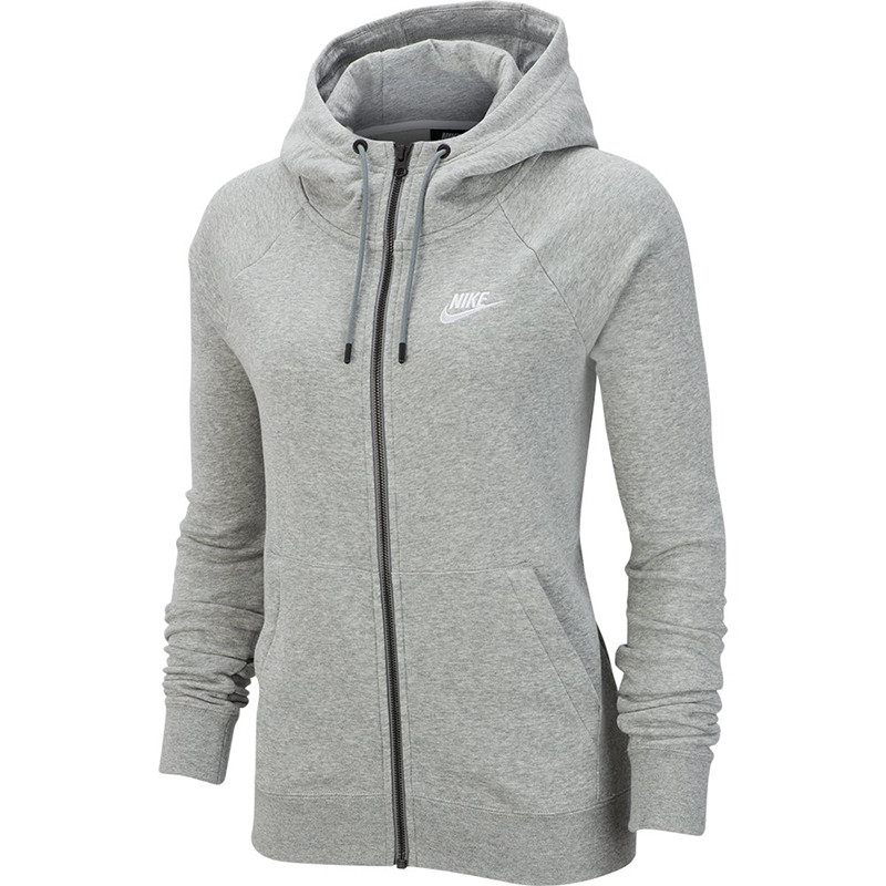 Толстовка мужская Nike W Nsw Essntl Fz Flc серая BV4122-063 изображение 1