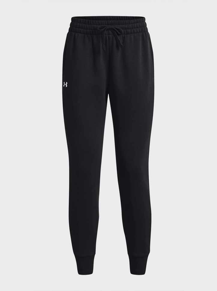 Брюки женские Under Armour UA Rival Fleece Jogger черные 1379438-001 изображение 12