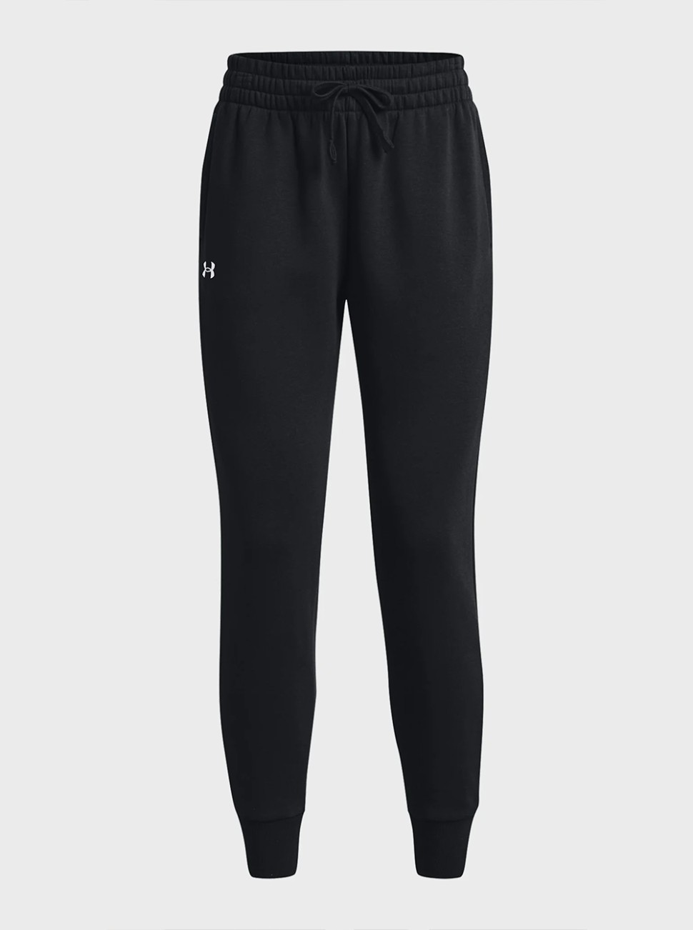 Штани жіночі Under Armour UA Rival Fleece Jogger чорні 1379438-001 — фото 12