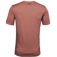 Футболка мужская Under Armour Sportstyle Logo Ss коричневая 1329590-226 изображение 2