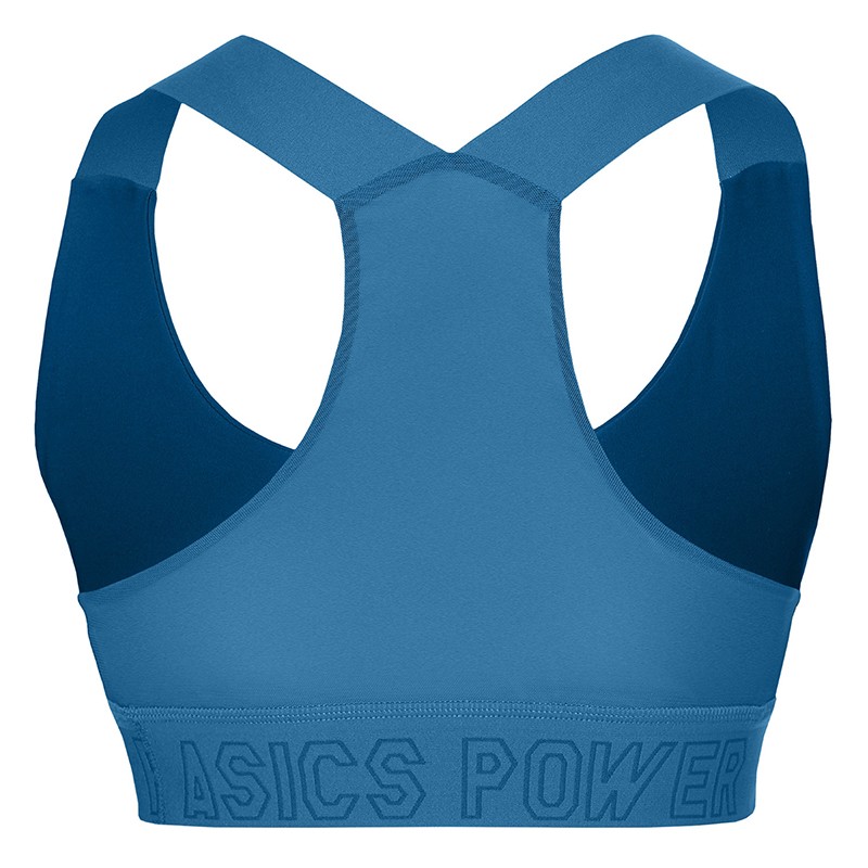 Бра спортивный Asics BASE BRA (W) голубой 143610-8042 — фото 2