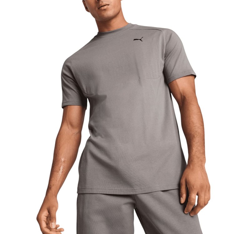Футболка мужская Puma PUMATECH Tee графитовая 68459879