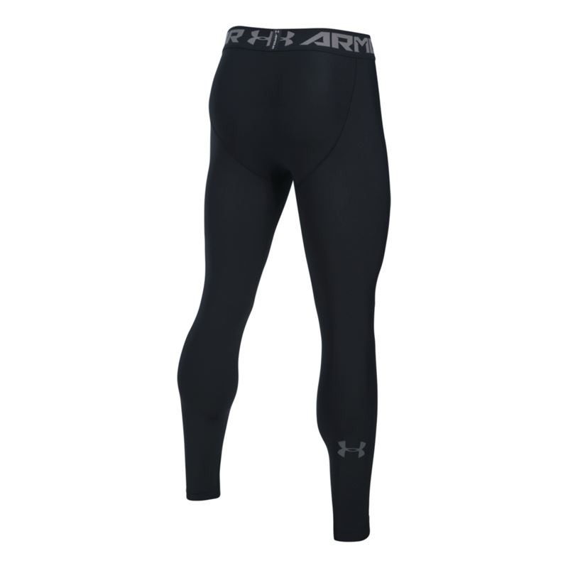 Тайтсы мужские Under Armour HeatGear Compression Leggings черные 1289577-001 изображение 1