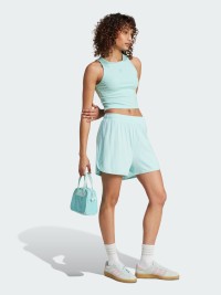 Майка женская Adidas ESS RIB TANK голубая JC9008 изображение 6