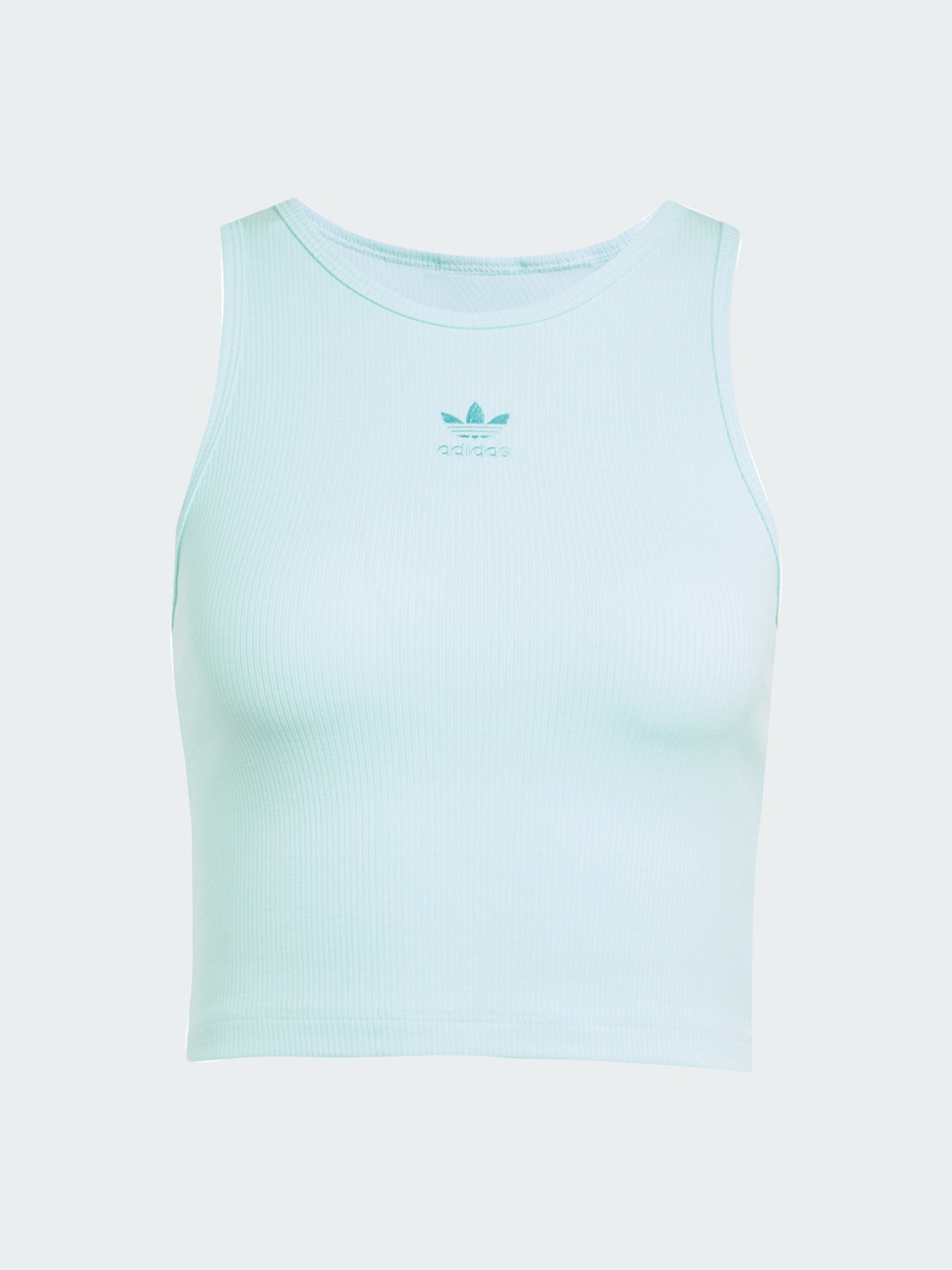 Майка жіноча Adidas ESS RIB TANK блакитна JC9008 изображение 7
