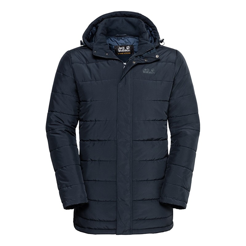 Куртка чоловіча Jack Wolfskin  Svalbard Coat Men темно-синя 1204501-1010 — фото 1