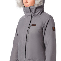 Куртка женская Columbia Suttle Mountain™ Long Insulated Jacket серая 1799751-023 изображение 5