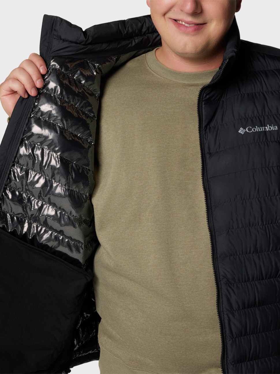 Жилет чоловічий Columbia Powder Lite™ II Vest чорний 2086972-010 — фото 5