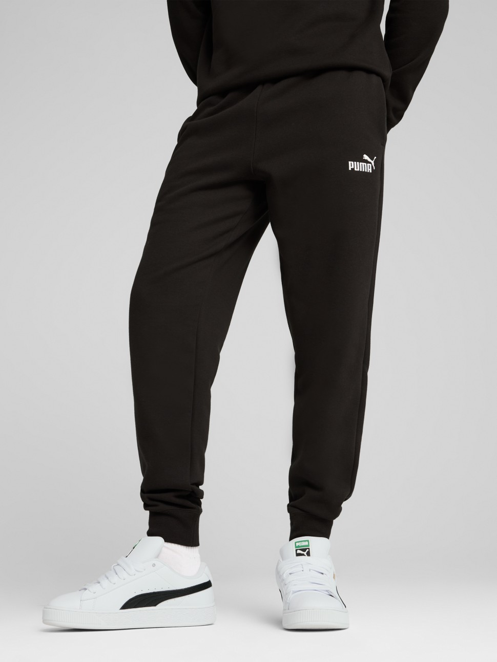 Штани чоловічі Puma ESS No. 1 Logo Sweatpants чорні 68260601 — фото 2