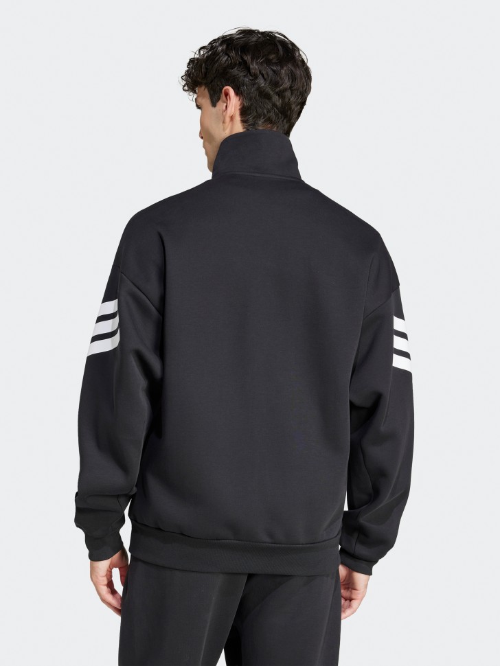 Толстовка чоловіча Adidas M FI 3S TT чорна JD4885 изображение 4
