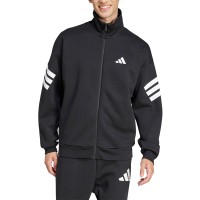 Толстовка чоловіча Adidas M FI 3S TT чорна JD4885 изображение 2