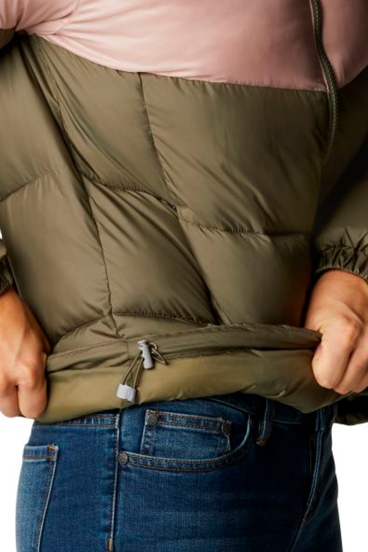 Куртка женская Columbia Puffect™ Color Blocked Jacket зеленая 1955101-397 изображение 4