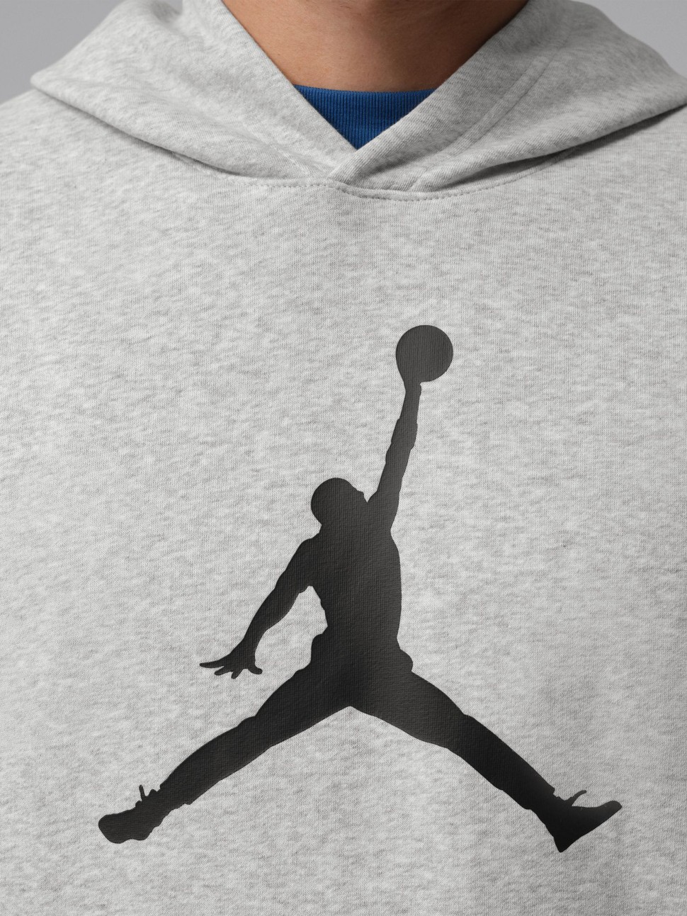 Men's sweatshirt Nike M J JUMPMAN FLC HBR PO 2 gray IR0561-050 — photo 4