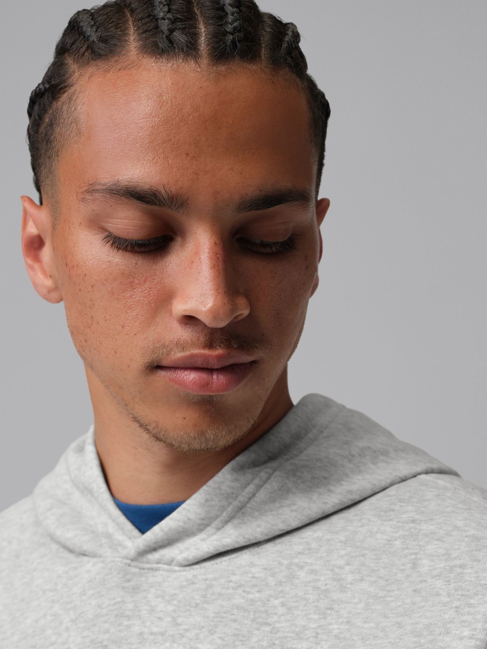 Men's sweatshirt Nike M J JUMPMAN FLC HBR PO 2 gray IR0561-050 — photo 5