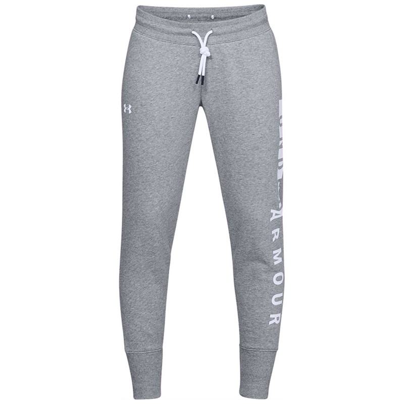 Брюки женские Under Armour Cotton Fleece WM Pant серые 1321190-035