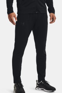 Брюки мужские Under Armour Ua Pique Track Pant черные 1366203-001 изображение 2