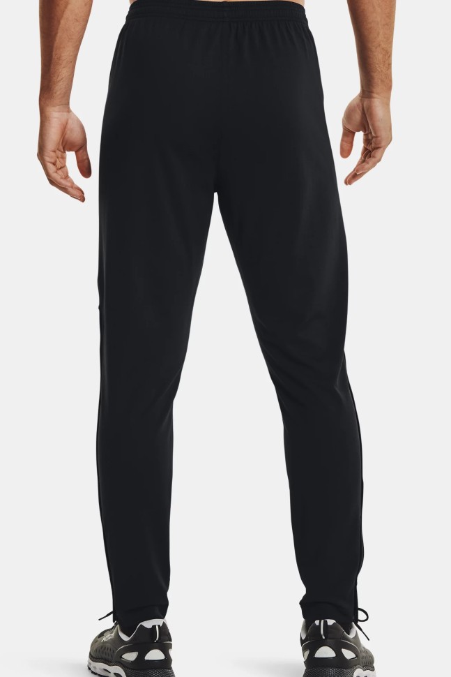 Брюки мужские Under Armour Ua Pique Track Pant черные 1366203-001 изображение 3
